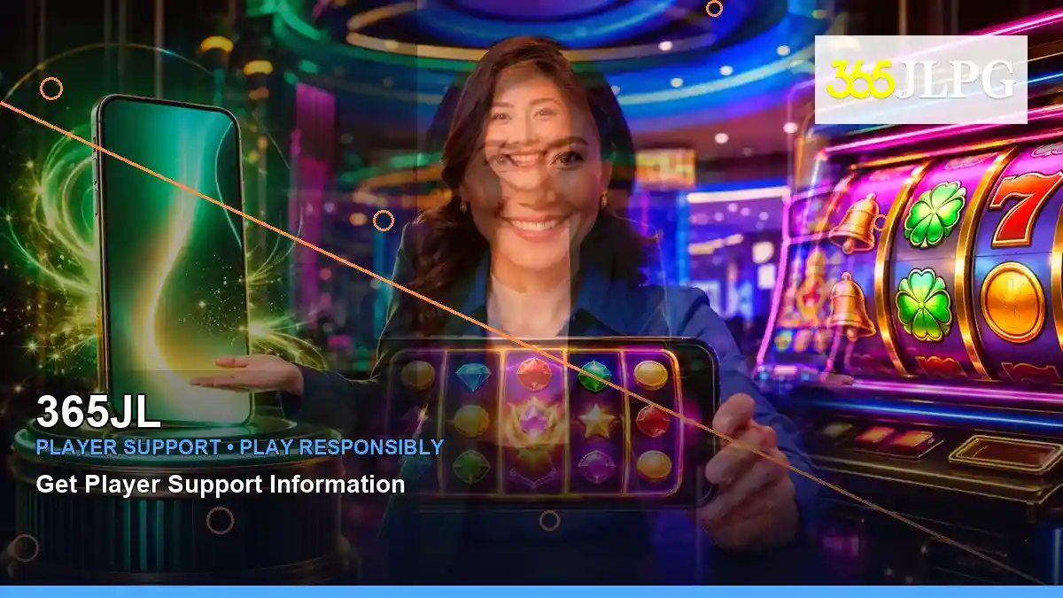 365JL casino cashback rewards featuring an adult Filipina casino host with a right close-up composition