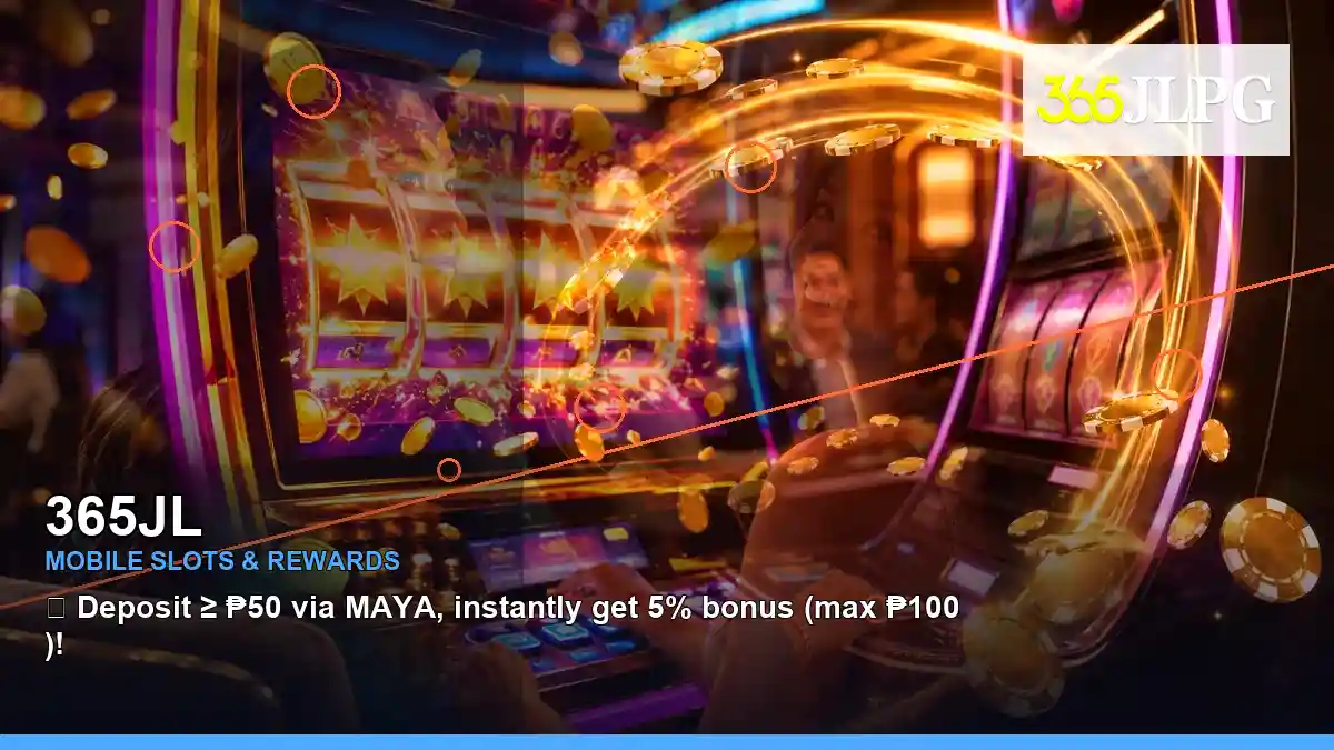 365JL reels casino bonus games featuring an adult Filipina casino host with a left-diagonal composition
